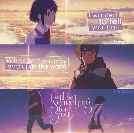 Kimi no na wa quote | Anime Amino