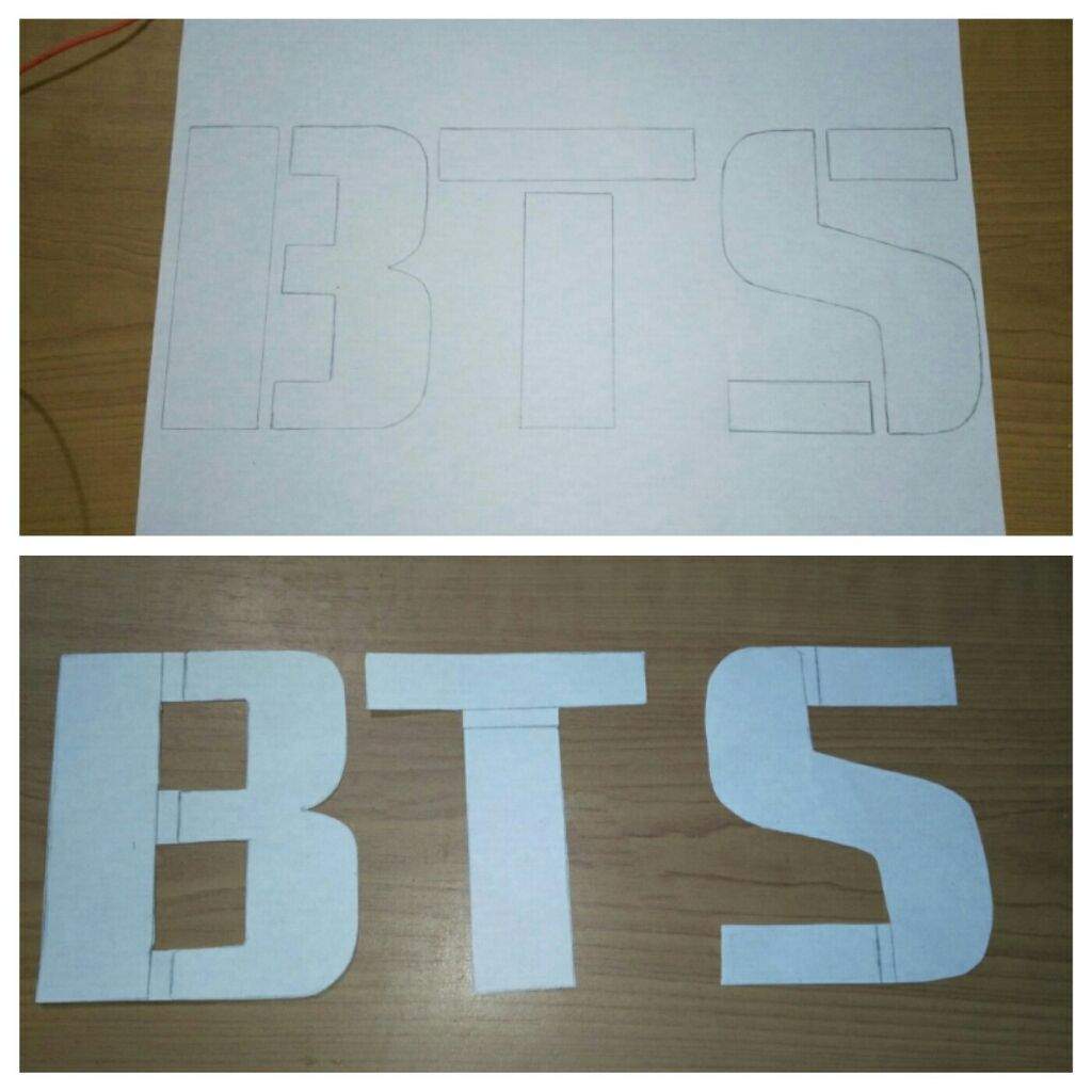 ✓¡Manualidad BTS letras 3D! | ARMY's Amino Amino