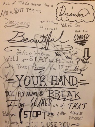 BTS Lyrics/Drawing -Butterfly lyrics | ARMY's Amino