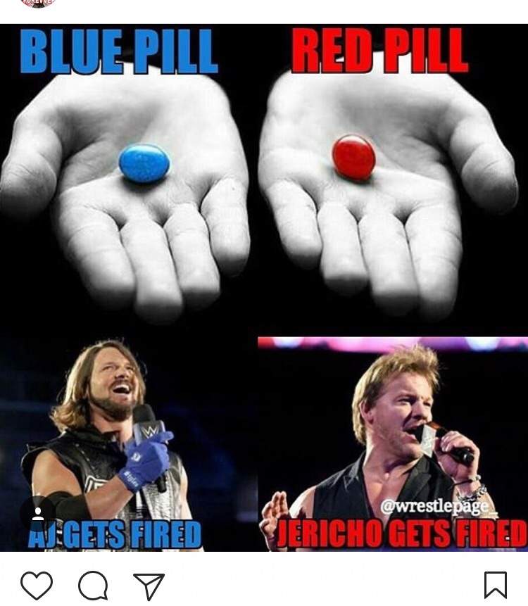 Red Pill Or Blue Pill Wrestling Amino