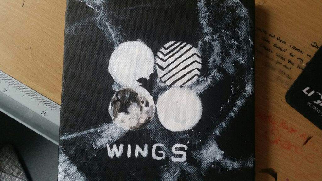 Featured image of post Bts Wings Album Painting Bts wings album updated their profile picture