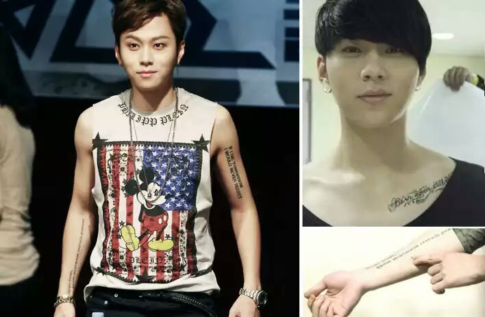 Male Idols Who Proved Tattoos Are Hot | Big Bang Amino Amino