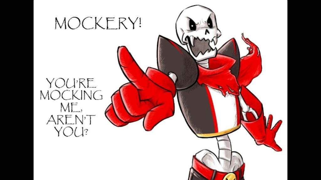 underfell papyrus mpoving in battle