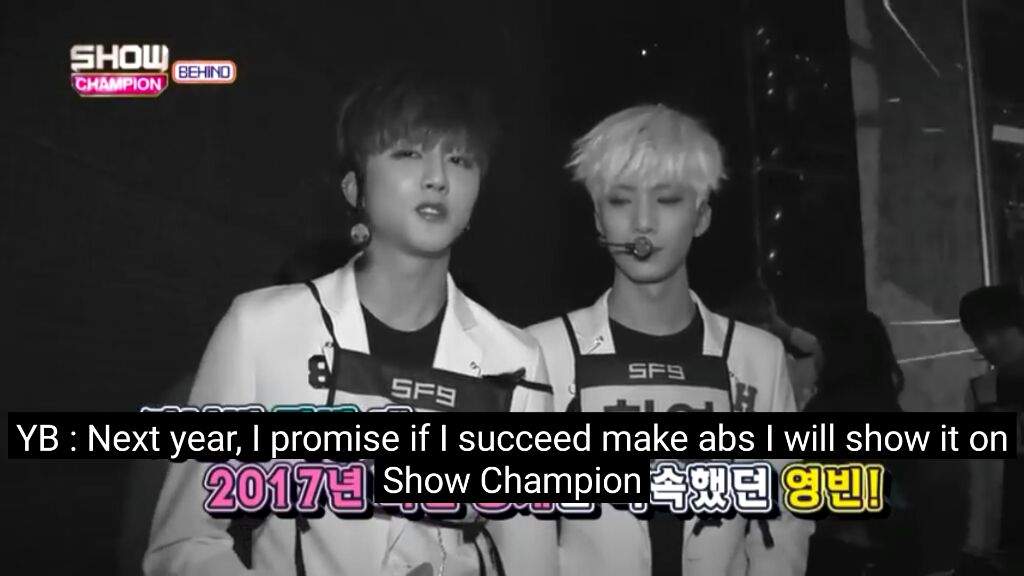 SF9 loves food so that's probably why they haven't got abs yet......