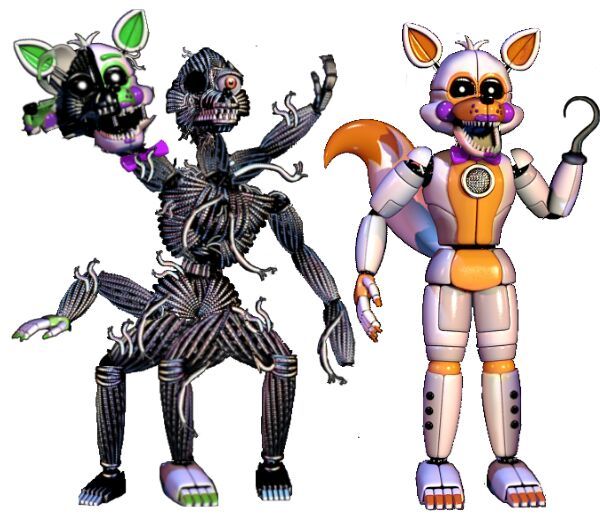 Funtime Lolbit And Funtime Tangle Five Nights At Freddy S Amino