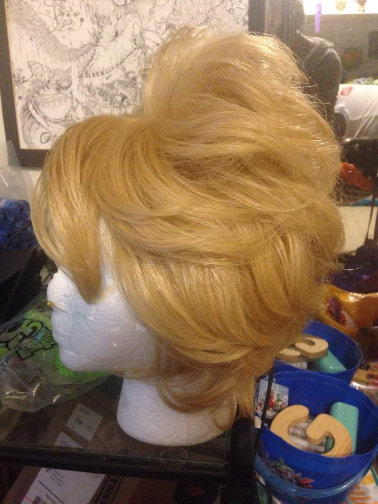 Dio Brando Wig Progress | Cosplay Amino