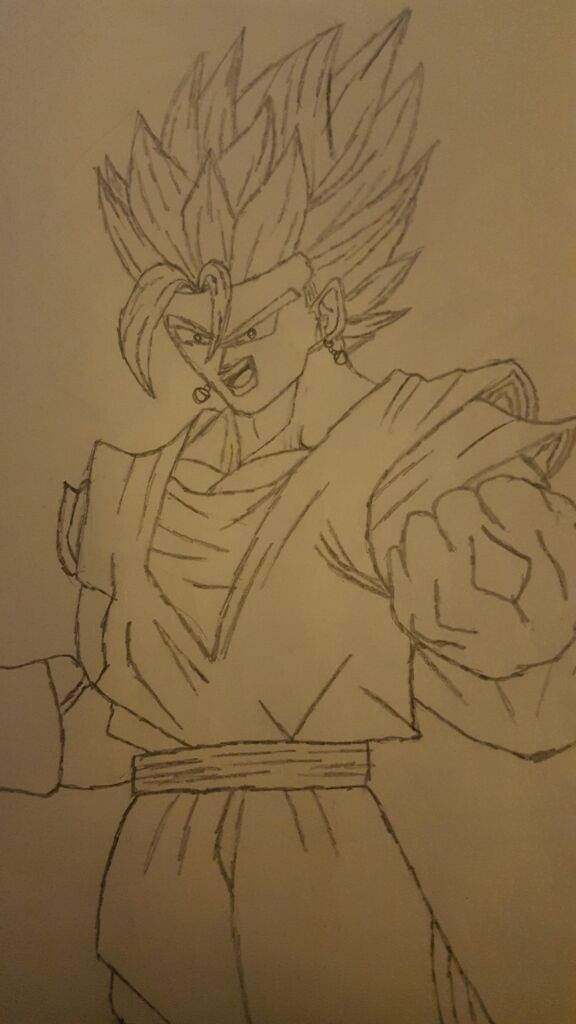 Vegito Blue Sketch | DragonBallZ Amino