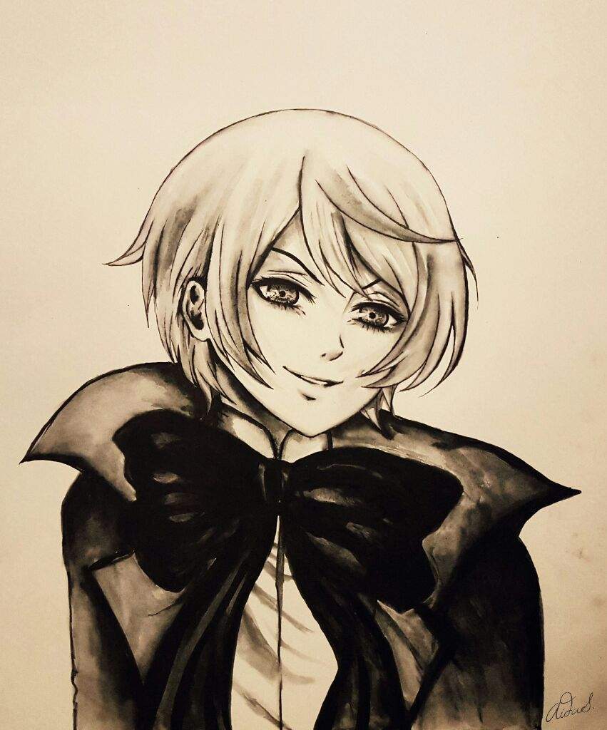 My drawing of Alois Trancy.