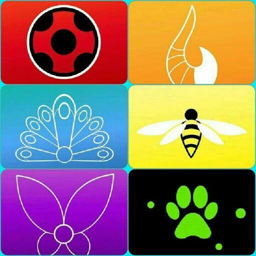 Miraculous Ladybug Kwami Symbols