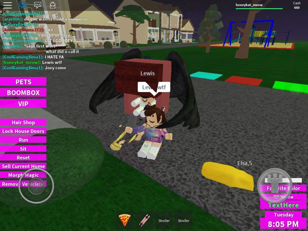 Having A Family In Roblox First Game Review With Honeykat Meow - so first my pet long ass name suddenly changed to a kid that doesn t had clothes ಠ ಠ his wings was even bigger then that long ass hair girl at the