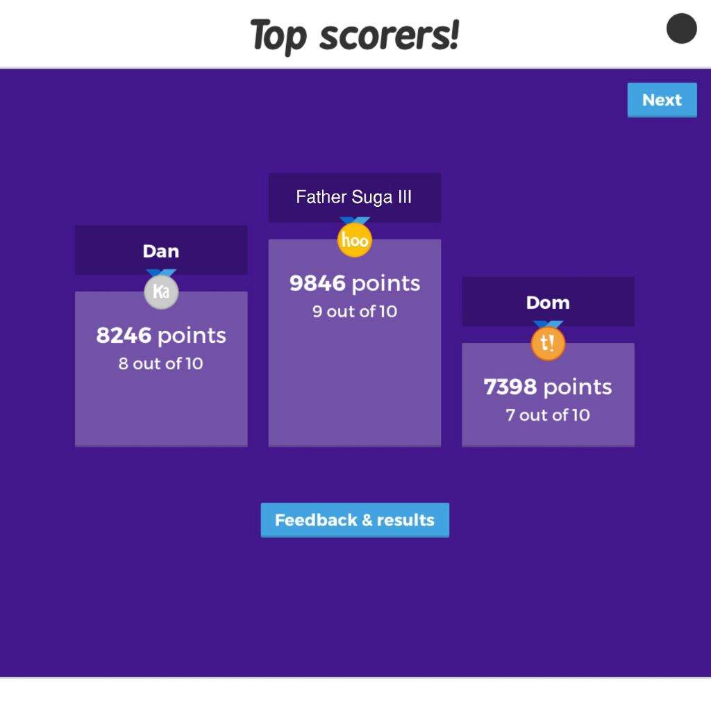 kahoot 1player