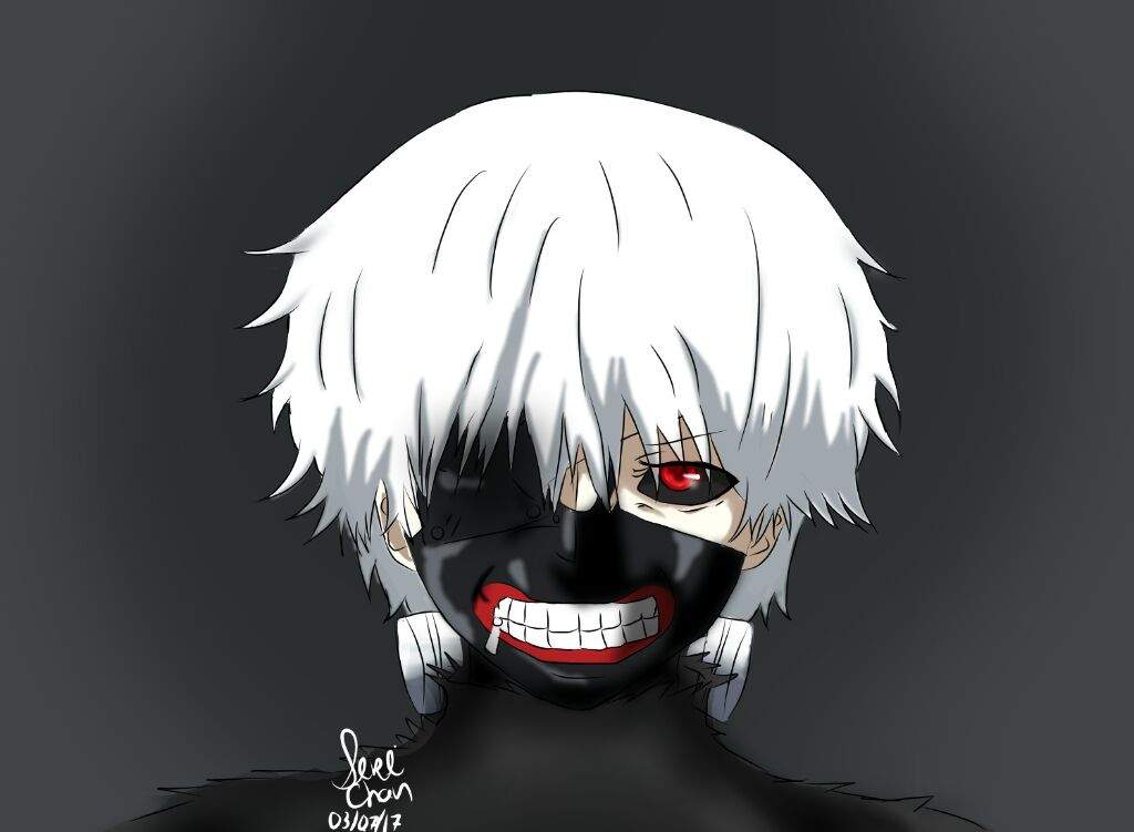 Digital Art - Kaneki Ken | Anime Amino