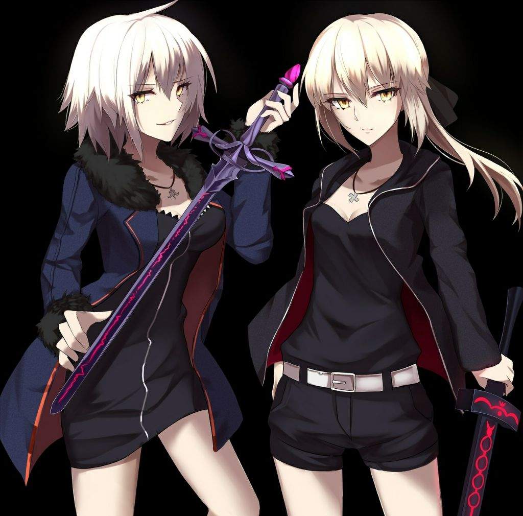 Saber Alter And Jeanned Arc Alter Pictures Fatestay Night Amino