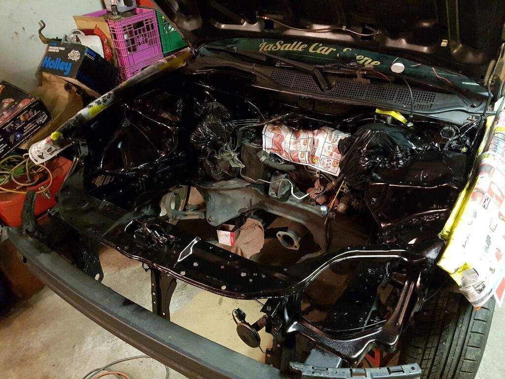 Black Mica Engine Bay  Honda Amino