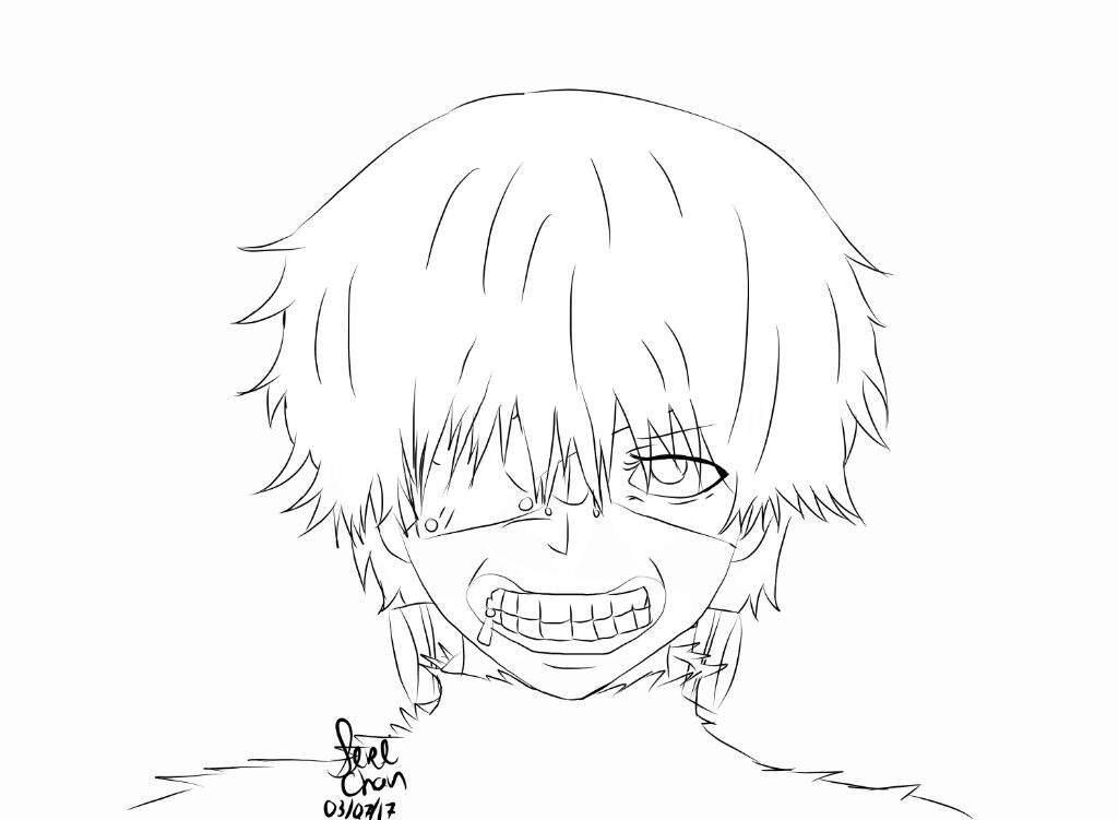 Digital Art - Kaneki Ken | Anime Amino