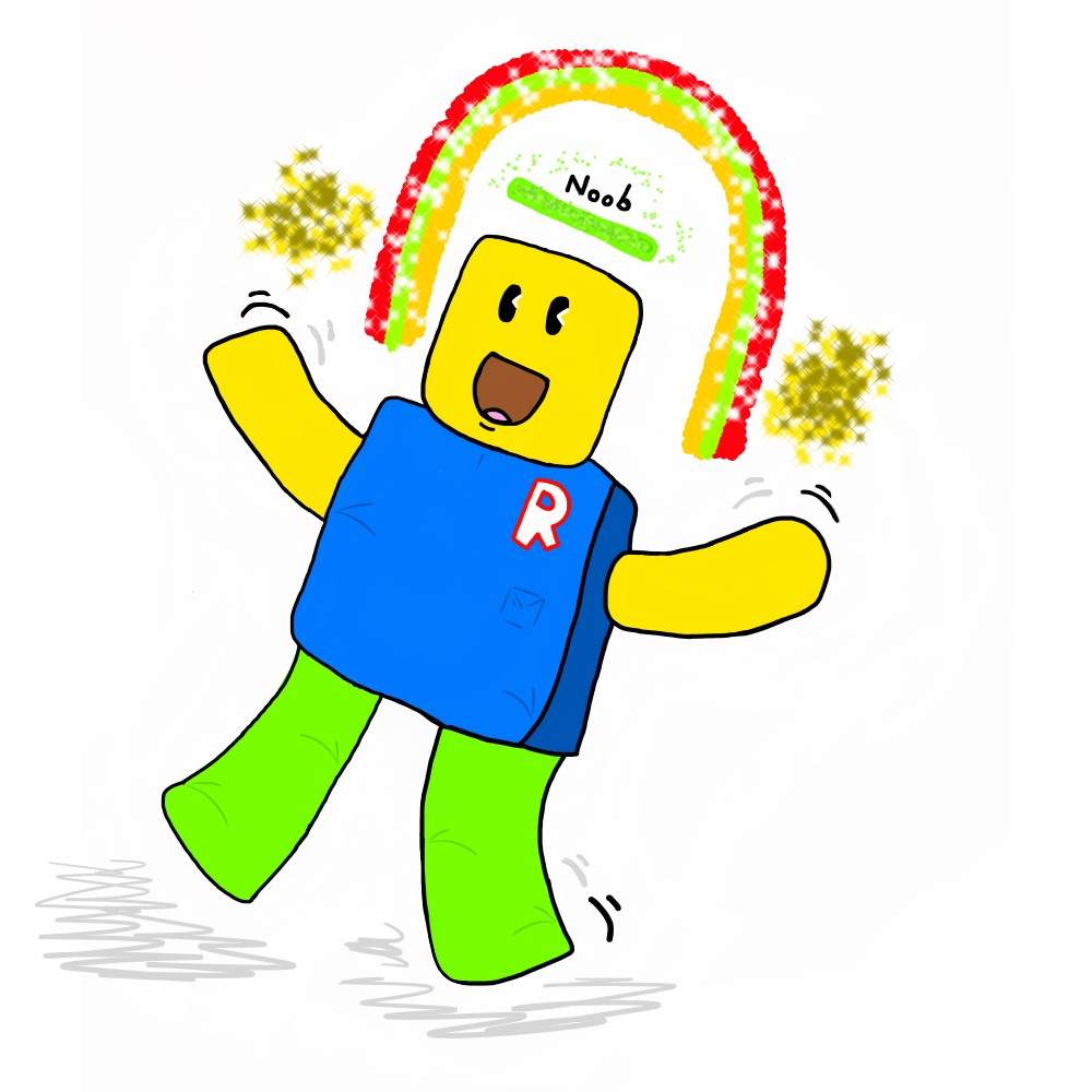 Roblox Noob Picture Drawing