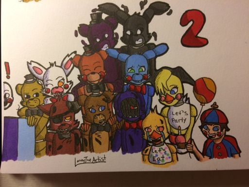 All Fnaf 2 Characters | Five Nights At Freddy's Amino