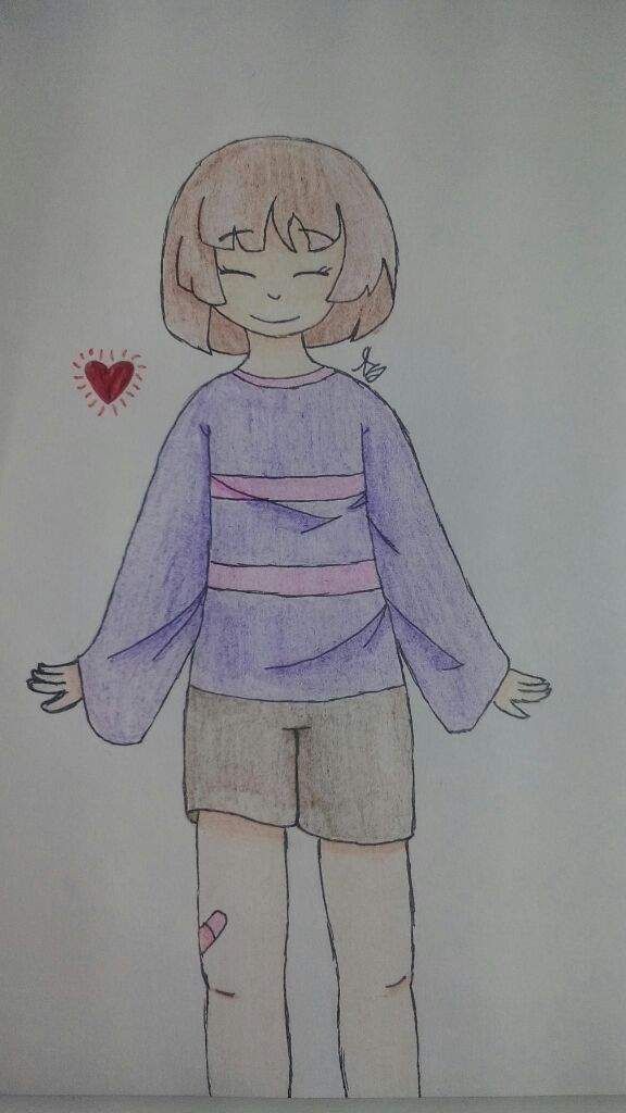 Back And With A Frisk Drawing Undertale Amino