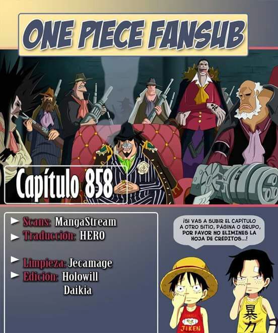 One Piece Manga 858 Encuentro Shin Sekai Amino Amino