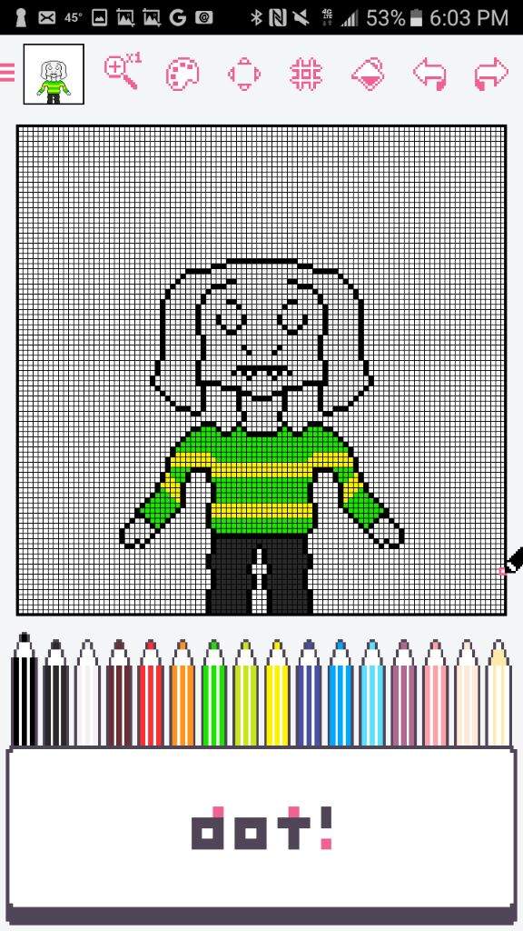 Asriel Pixel Art | Undertale Amino