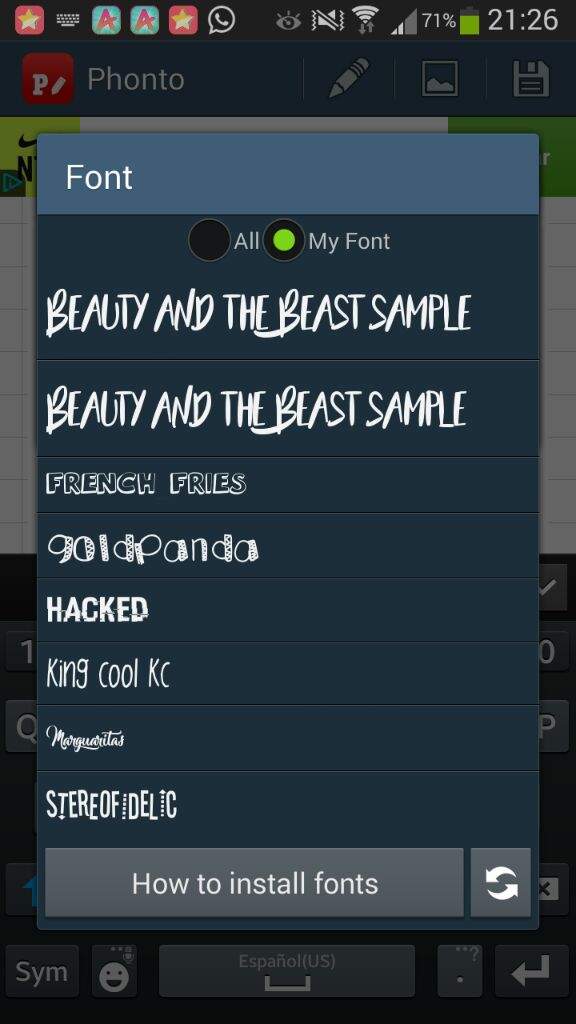 Download ☆Mega Pack de Fonts☆(Para PicsArt & Phonto) | • Editores ...