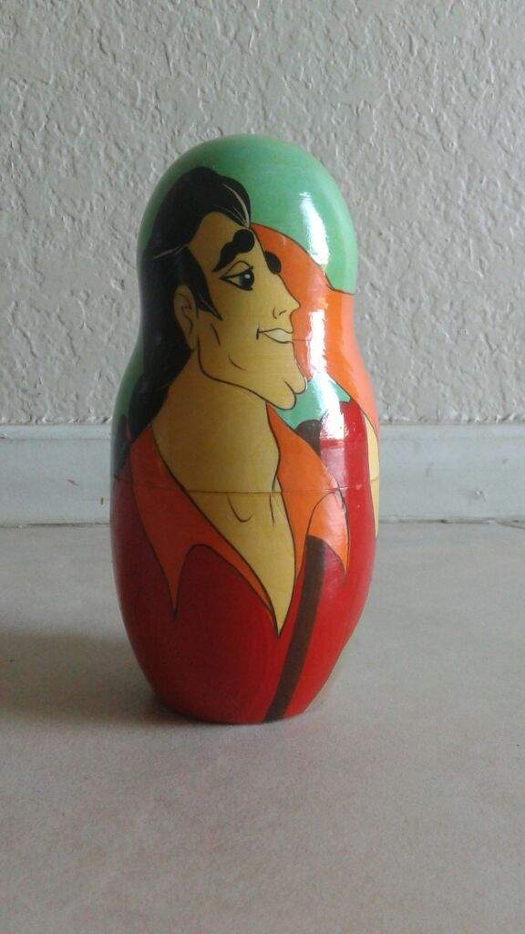 beauty and the beast nesting dolls