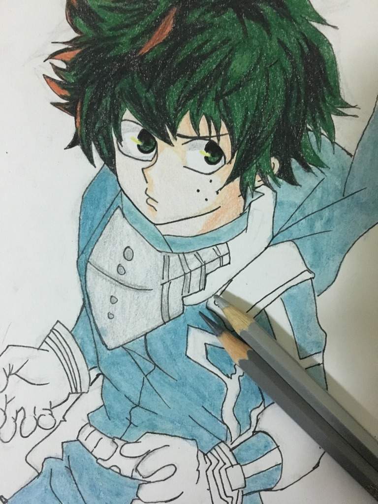 Deku // Drawing Process | Anime Amino