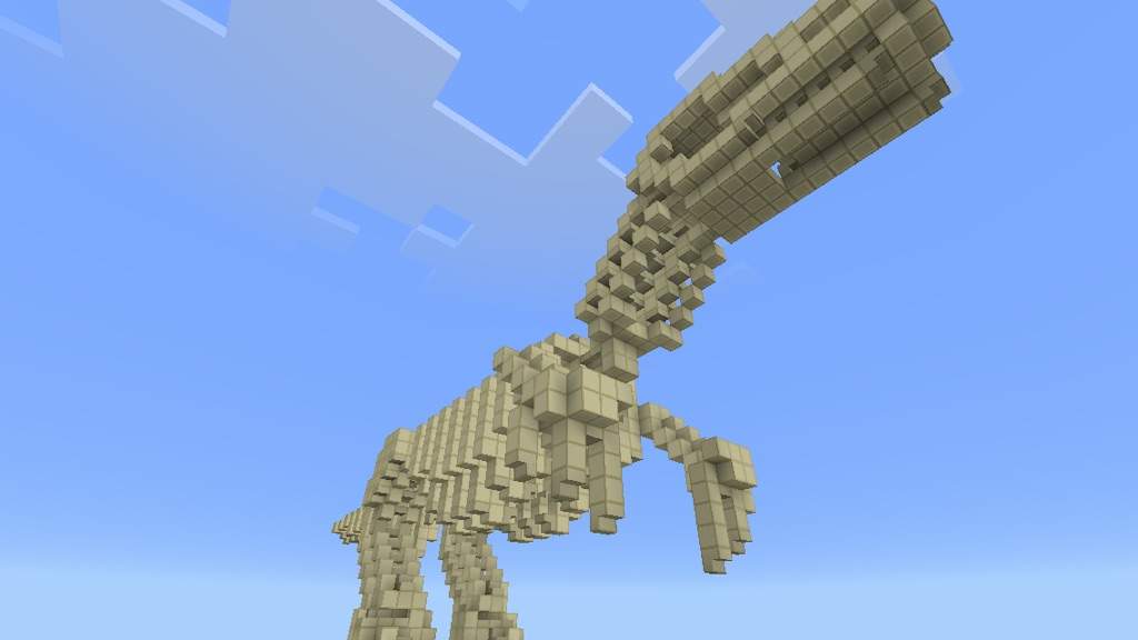 Raptor Skeleton Build Minecraft Amino