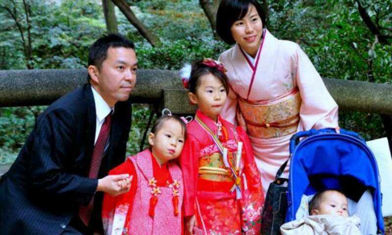 Япония семья