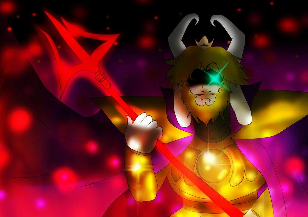 Asgore is a Mastery of Fire magic. 