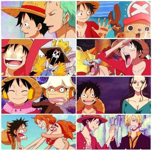 Luffy y sus nakamas | •One Piece• Amino