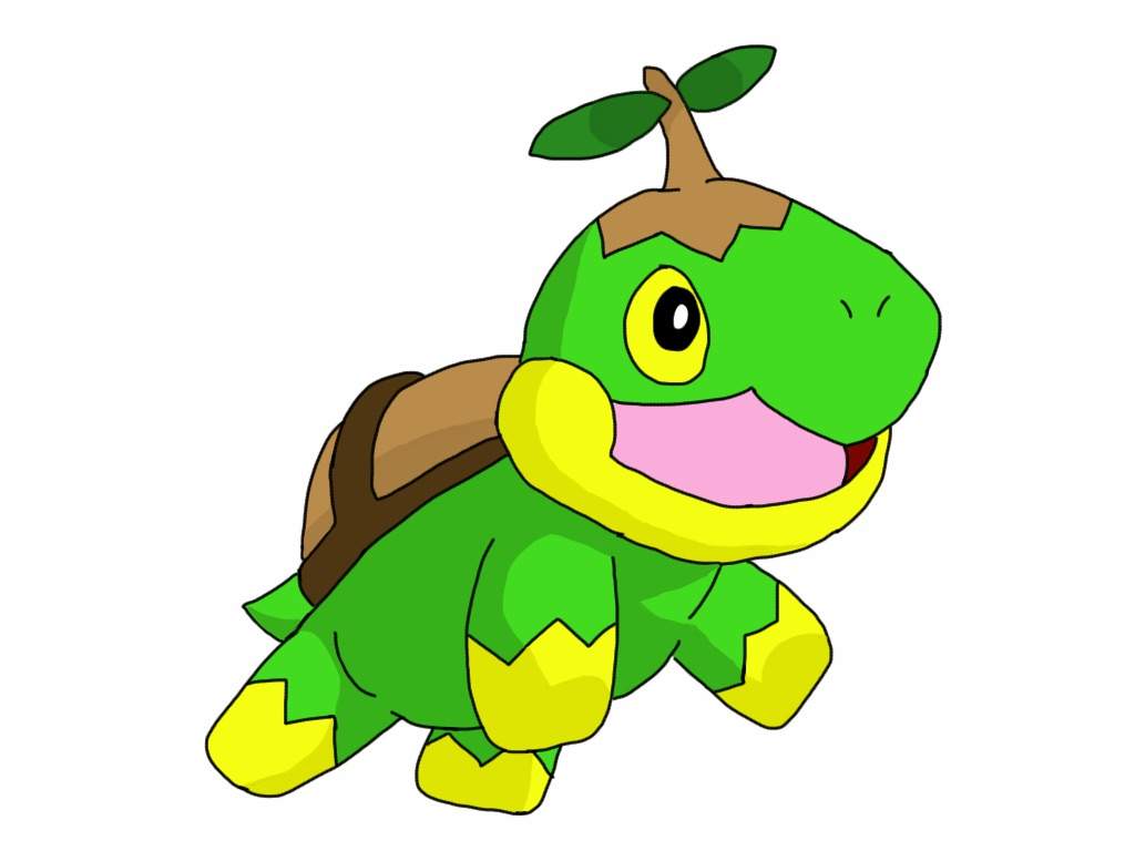 How To Draw Turtwig 