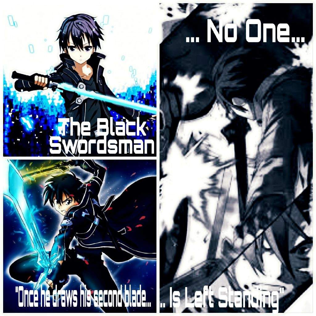 The Black Swordsman | SAO_SwordArtOnlineAmino Amino