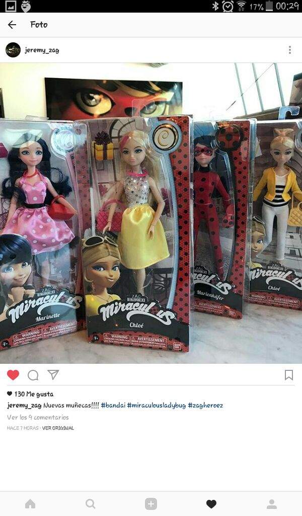 muñecas de miraculous