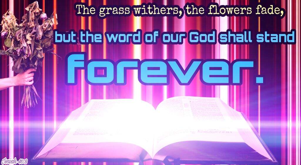 Verse of the day god s word will stand forever christian genesis