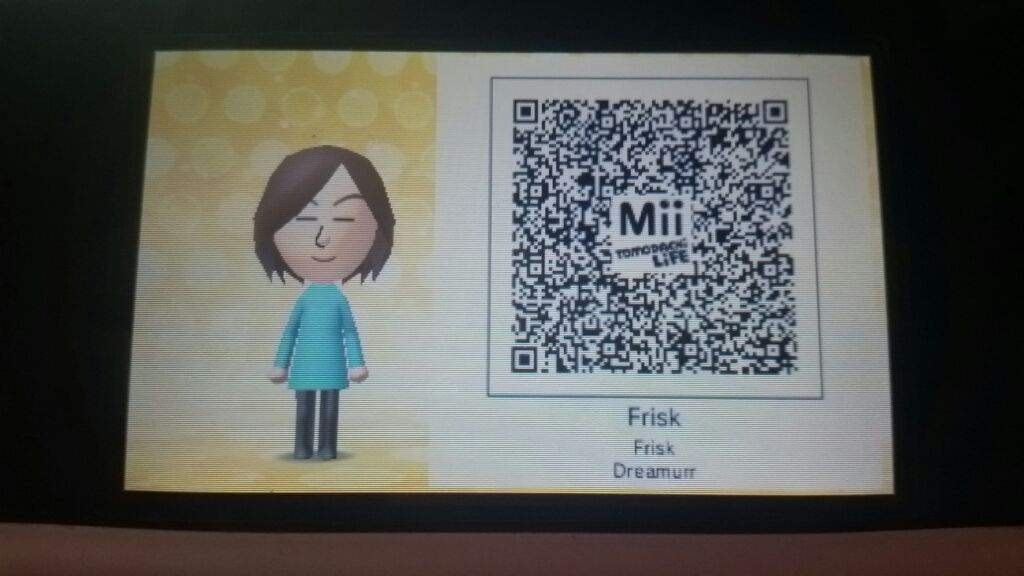 Frisk qr code | Tomodachi Life Amino