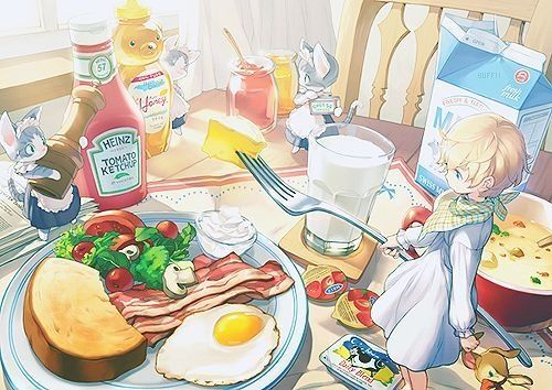 Anime breakfast | Anime Amino