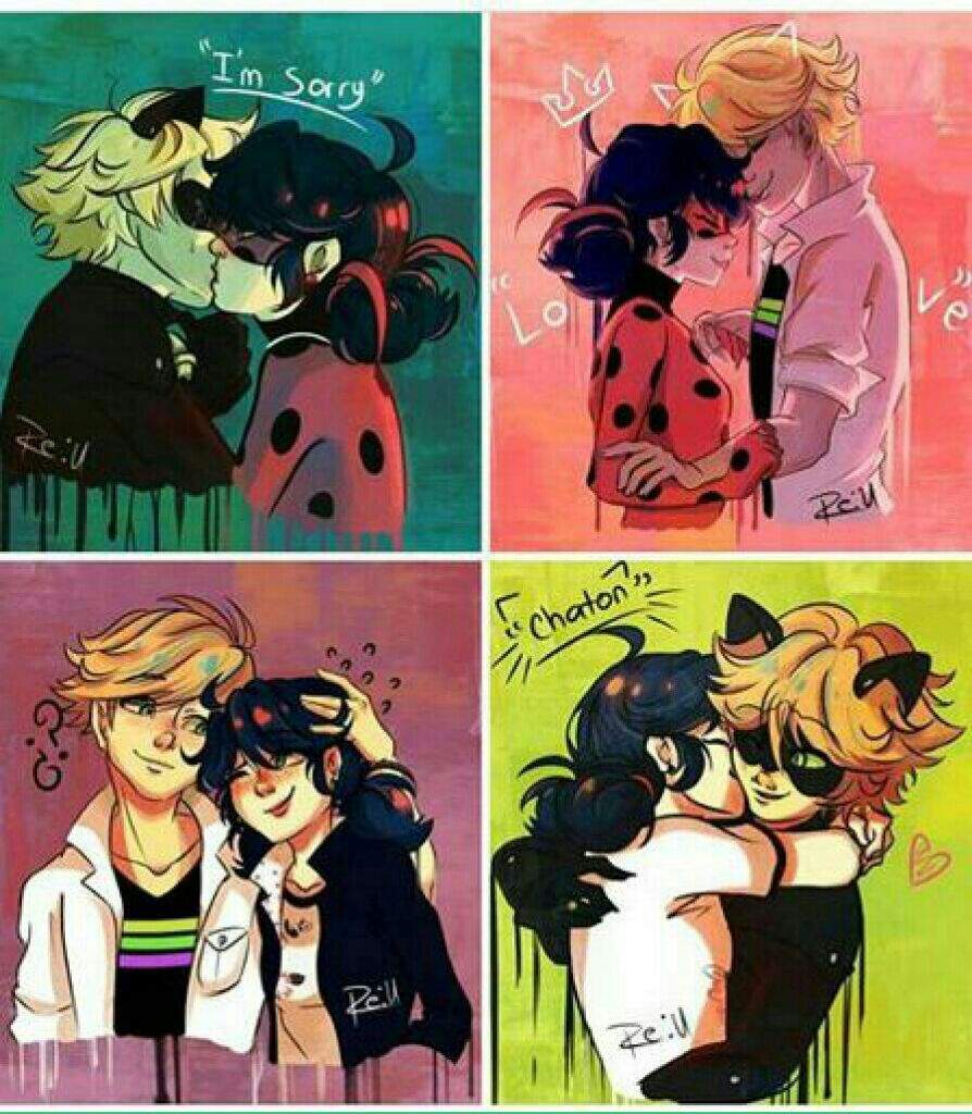 todos os shipps | Miraculous Ladybug ! Amino