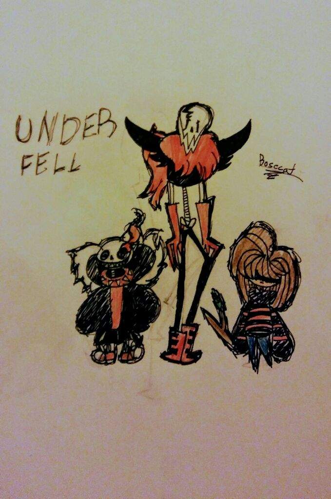 An Edgy Drawing About An Edgy AU made in an Edgy Art Style | Undertale