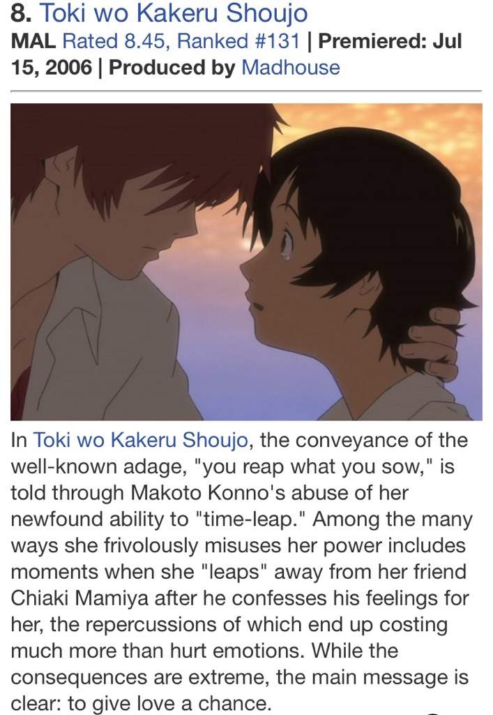 Top 10 best romance anime movies | Anime Amino