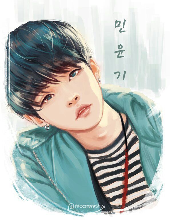 Yoongi fanart (Happy late late...late Suga day) | ARMY's Amino