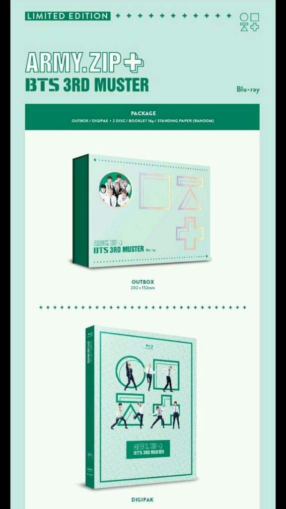 BTS 3RD MUSTER ARMY ZIP＋Blu-ray DVD 新しいスタイル sandorobotics.com