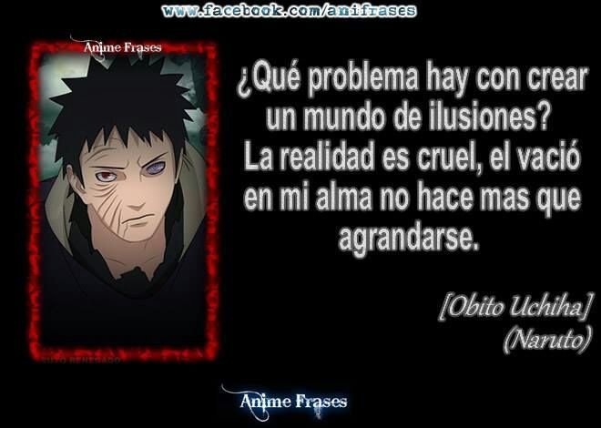 frase de obito | •Anime• Amino