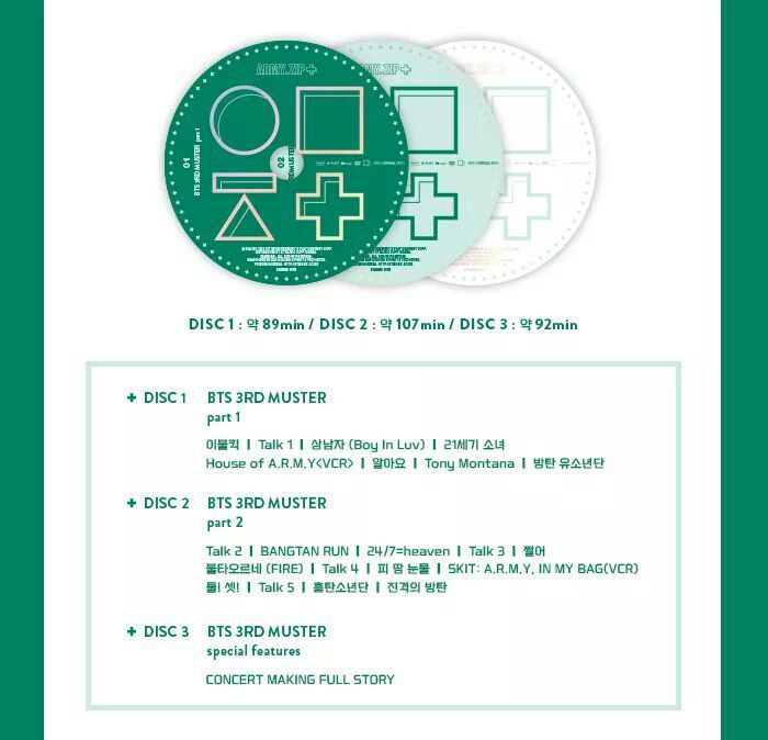 Bts 3rd Muster Army Zip Dvd Army S Amino