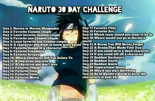 30 Days Of Naruto, Day 9! | Naruto Amino