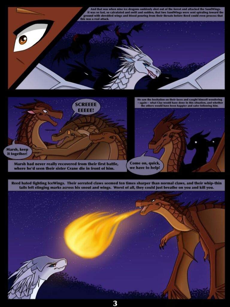 (SPOILER WARNING) The Dark Secret Prologue Comic Page 3 Wings Of Fire
