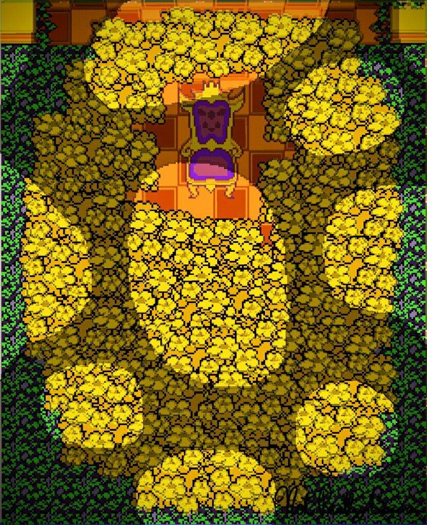 Throne Room Pixel Art Undertale Amino