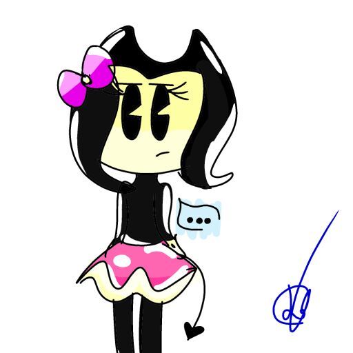 Drawing (BECKY) | Bendy and the Ink Machine Amino