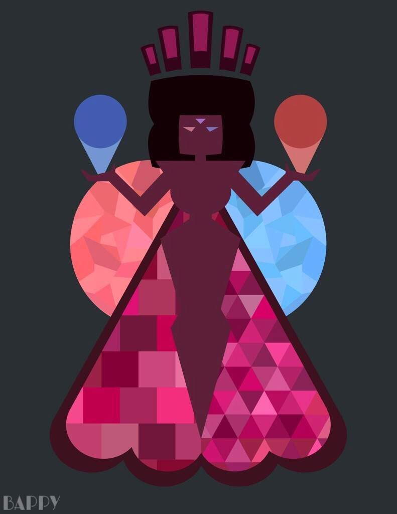 Garnet Diamond Mural | Steven Universe Amino