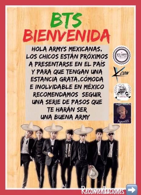 Bts Kcon Mexico Shout Out To Mexican A R M Ys Army S Amino